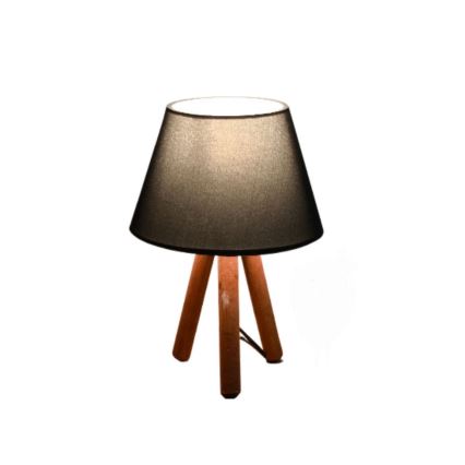 Tischlampe AYD 1xE27/40W/230V braun/anthrazit