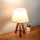 Tischlampe AYD 1xE27/40W/230V braun/creme