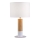 Tischlampe CARROL 1xE27/40W/230V weiß/braun