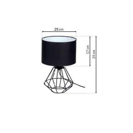 Tischlampe COLIN 1xE27/60W/230V