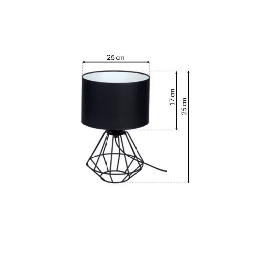 Tischlampe COLIN 1xE27/60W/230V