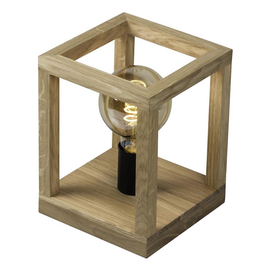 Tischlampe KAGO 1xE27/60W/230V matt Eiche