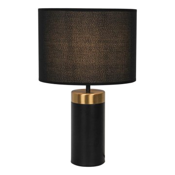 Tischlampe LUCIANO 1xE27/40W/230V schwarz/gold