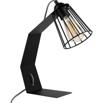Tischlampe NANDO 1xE27/15W/230V schwarz