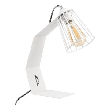 Tischlampe NANDO 1xE27/15W/230V weiß