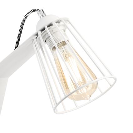 Tischlampe NANDO 1xE27/15W/230V weiß