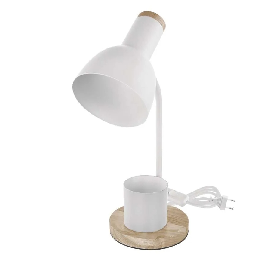 Tischlampe POPPY 1xE27/25W/230V weiß