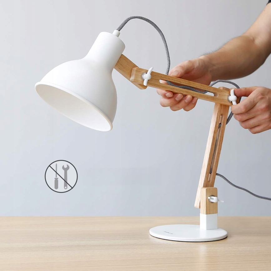 Tischleuchte 1xE27/40W/230V weiß