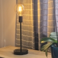 Tischleuchte ASTRID 1xE27/60W/230V glänzend schwarz