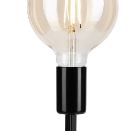 Tischleuchte ASTRID 1xE27/60W/230V glänzend schwarz