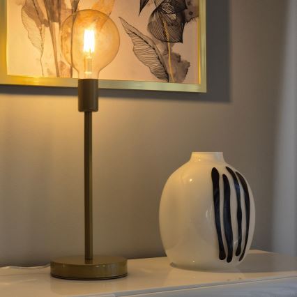 Tischleuchte ASTRID 1xE27/60W/230V golden