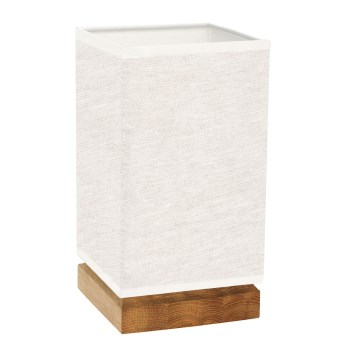 Tischleuchte FIRE 1xE27/25W/230V Eiche/beige Eiche