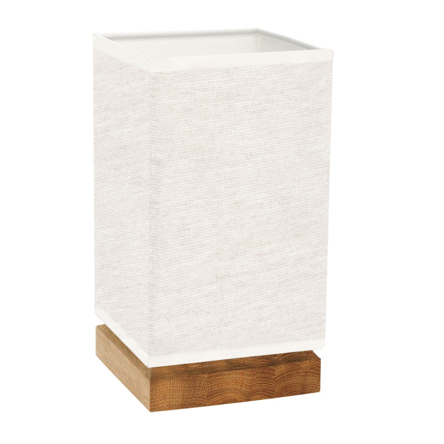 Tischleuchte FIRE 1xE27/25W/230V Eiche/beige Eiche