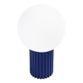 Tischleuchte HALO 1xG9/8W/230V d 12 cm blau