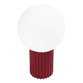 Tischleuchte HALO 1xG9/8W/230V d 12 cm rot