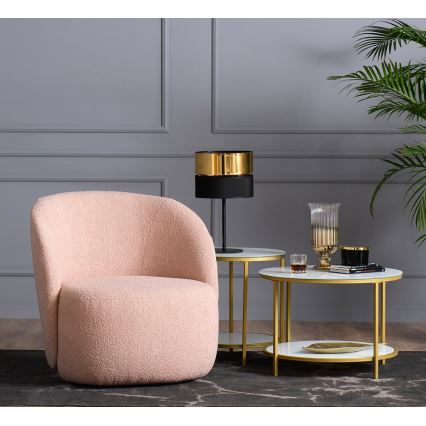 Tischleuchte HILTON 1xE27/25W/230V messing/schwarz