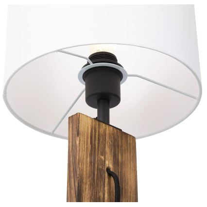 Tischleuchte PINUS 1xE27/40W/230V weiß/Holz