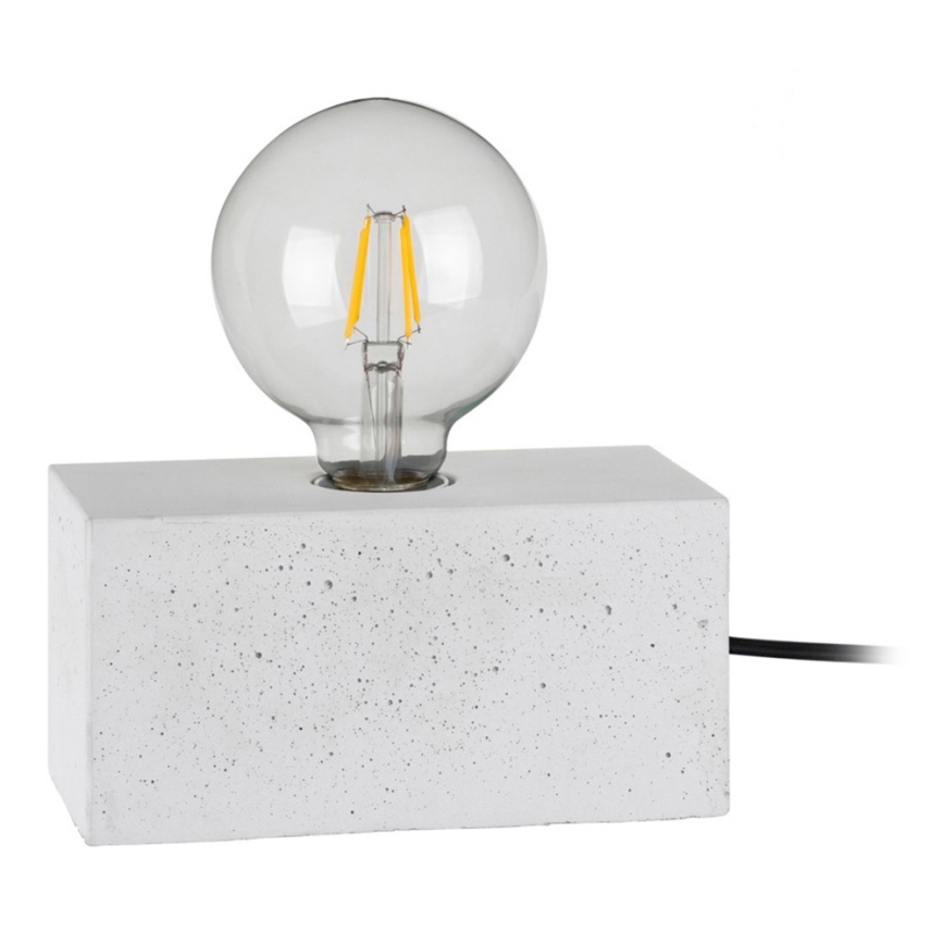 Tischleuchte STRONG DOUBLE 1xE27/25W/230V Beton – FSC-zertifiziert