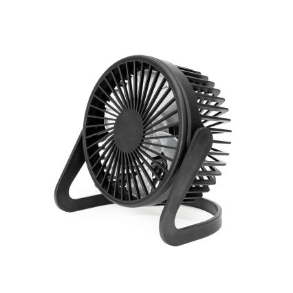 Tischventilator USB d 15 cm schwarz