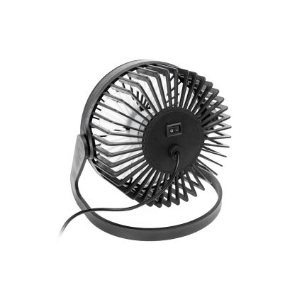 Tischventilator USB d 15 cm schwarz