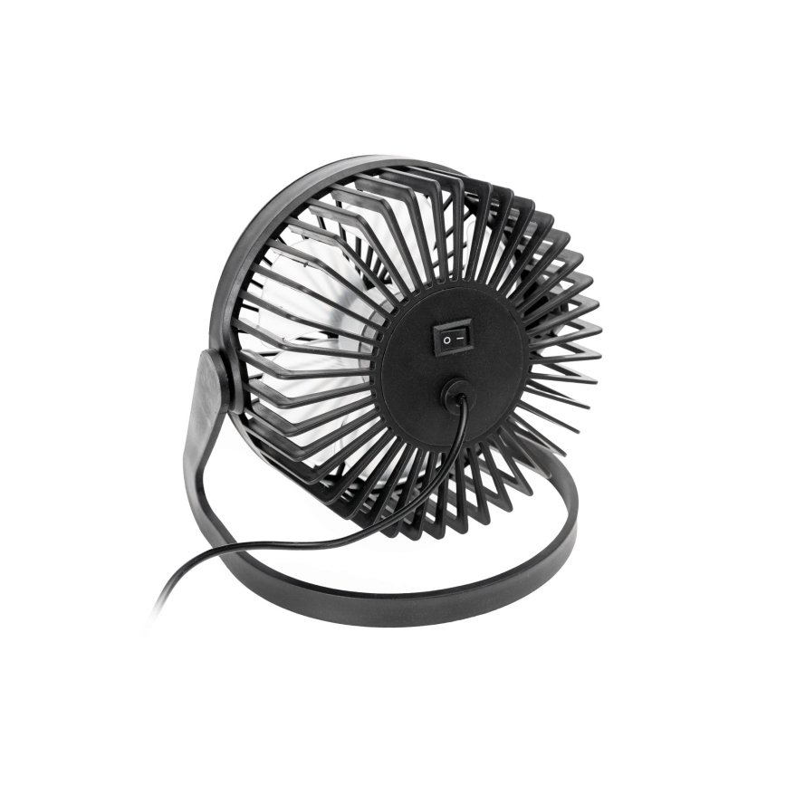 Tischventilator USB d 15 cm schwarz