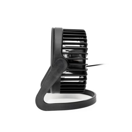 Tischventilator USB d 15 cm schwarz