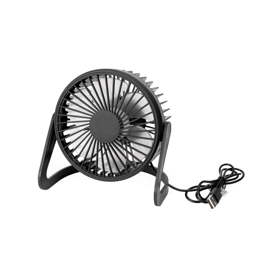 Tischventilator USB d 15 cm schwarz