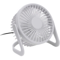 Tischventilator USB d 15 cm weiß