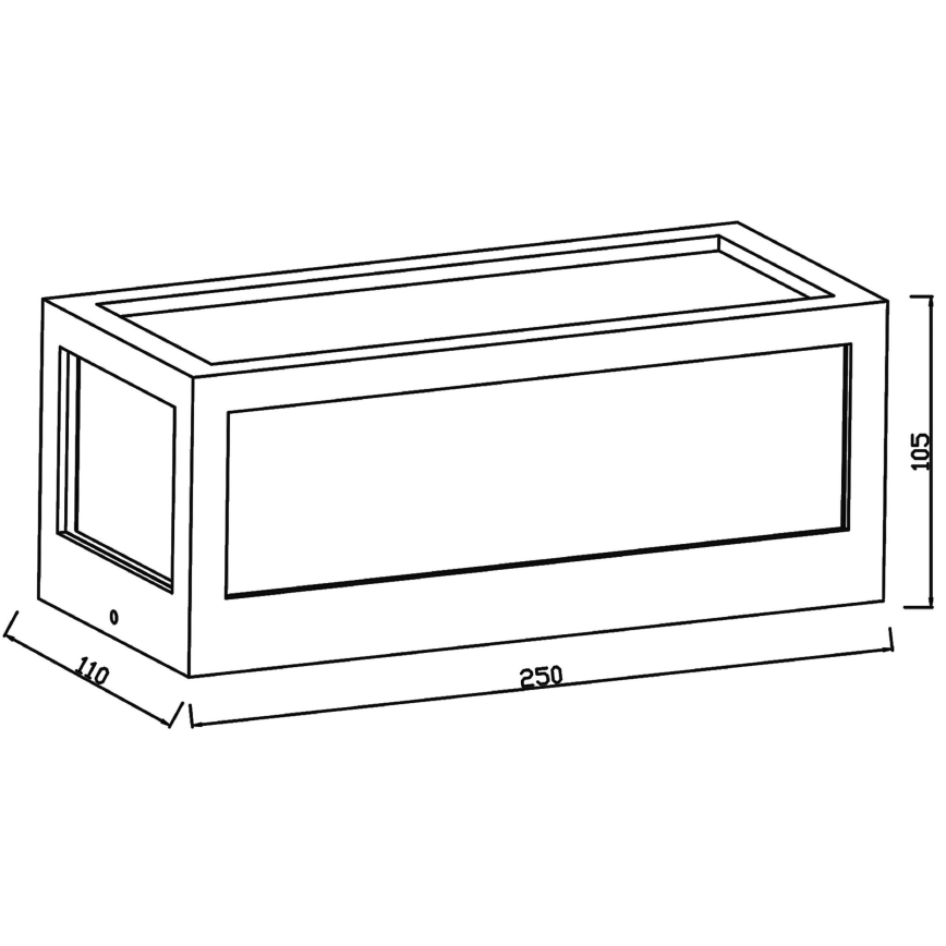 Top Lampada - Applique a LED da esterno BURGOS LED/20W/230V IP44 4000K