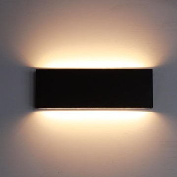 Top Lampada - Applique a LED da esterno OBLIGO LED/12W/230V IP65 nero