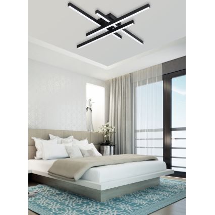 Top Lampada - Lampadario a plafone LED dimmerabile CROSS LED/50W/230V 3000-6500K + telecomando