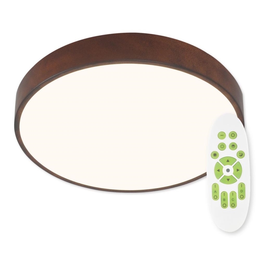 Top Lampada Metal 40CO +TC-Plafoniera LED dimmerabile METAL LED/51W/230V + +TC marrone