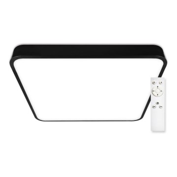 Top Lampada - Plafoniera LED dimmerabile LED/60W/230V quadrato nero + telecomando