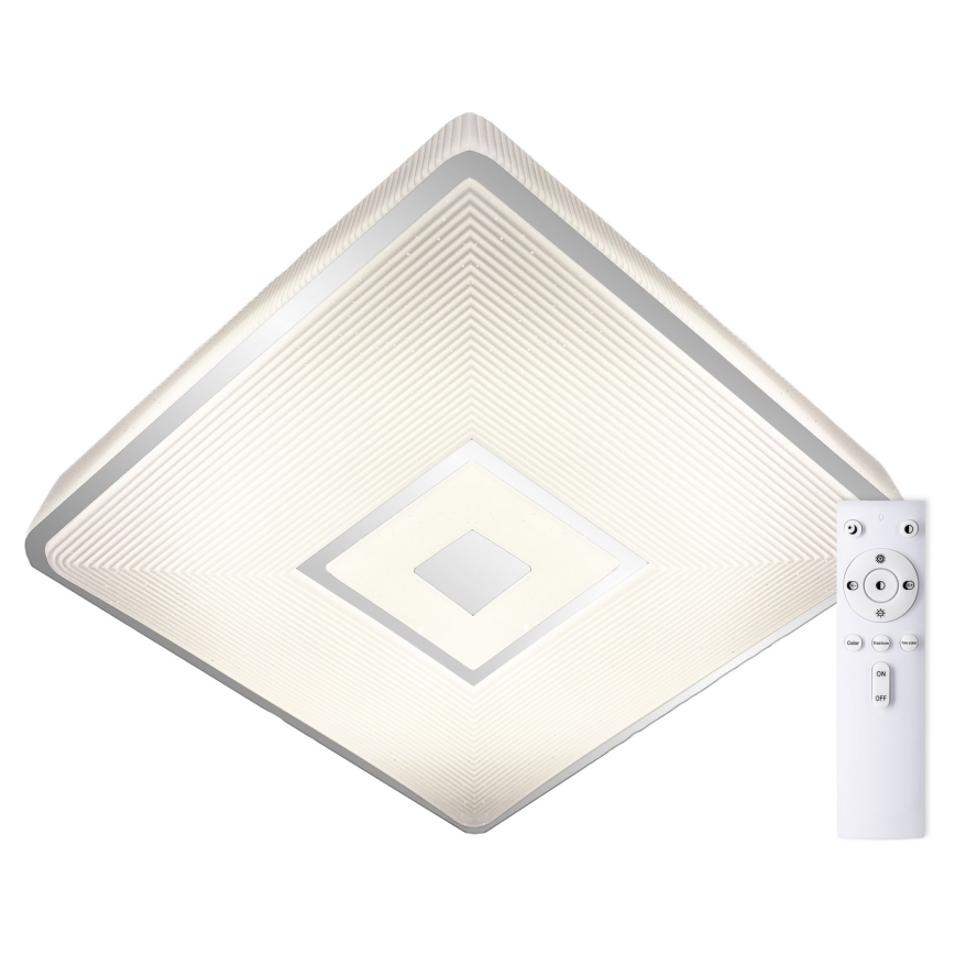 Top Lampada - Plafoniera LED RGB dimmerabile RAINBOW LED/24W/230V quadrato + telecomando