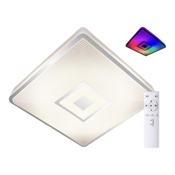Top Lampada - Plafoniera LED RGB dimmerabile RAINBOW LED/24W/230V quadrato + telecomando