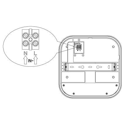 Top Light - Applique murale extérieure LED avec détecteur de mouvement et capteur crépusculaire BARI LED/20W/230V 4000K IP65