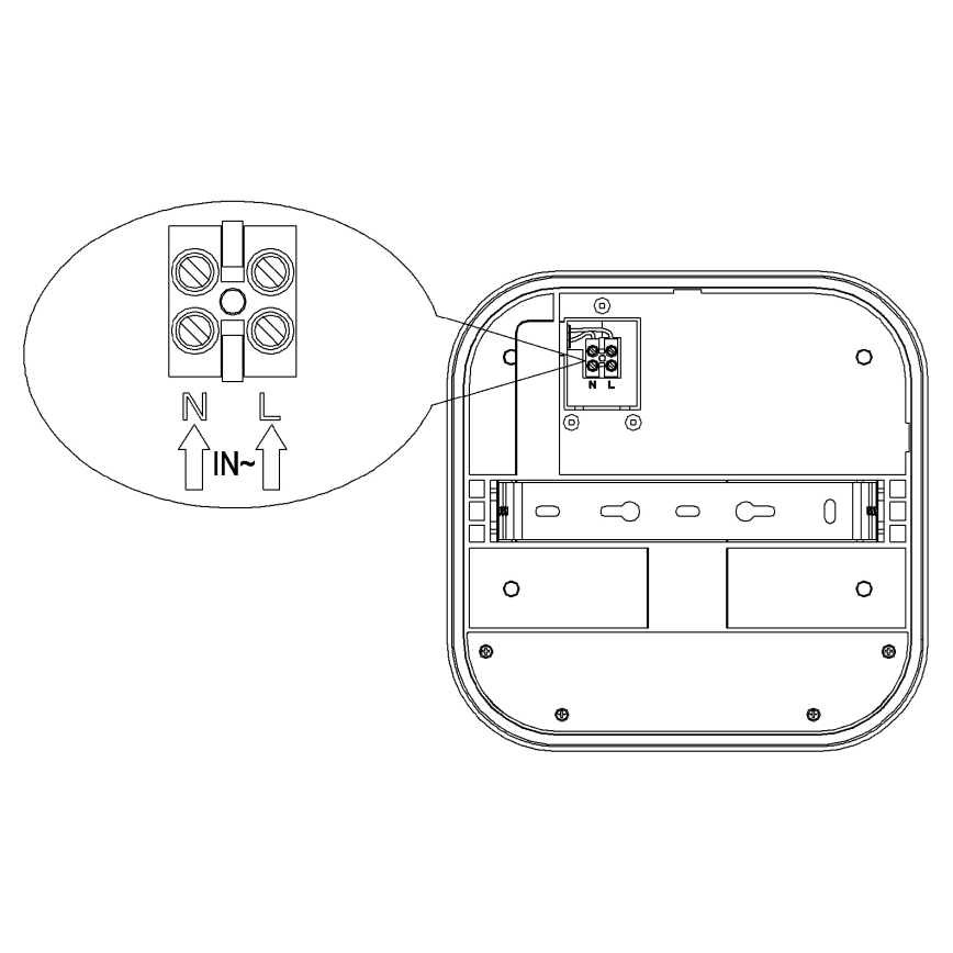 Top Light - Applique murale extérieure LED avec détecteur de mouvement et capteur crépusculaire BARI LED/20W/230V 4000K IP65