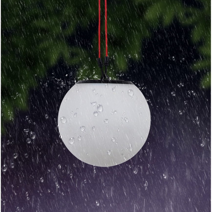 Top Light BALL RGB +TC - Lampada solare LED RGB dimmerabile BALL LED/1,2W/3,7V IP44 1800 mAh + telecomando