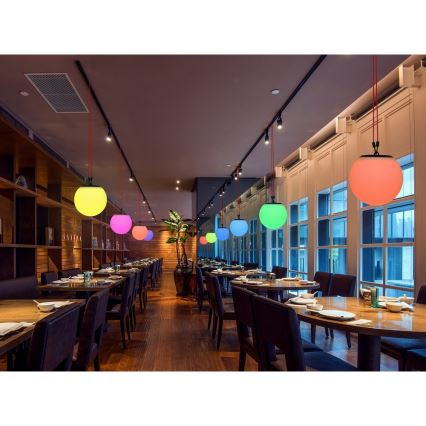 Top Light BALL RGB +TC - Lampada solare LED RGB dimmerabile BALL LED/1,2W/3,7V IP44 1800 mAh + telecomando