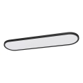 Top Light - dimmbare LED-Decken-/Pendelleuchte OVAL LED/36W/230V 3000-6500K schwarz + Fernbedienung