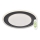 Top Light - Dimmbare LED-Deckenleuchte NORMAN LED/51W/230V d 39 cm schwarz + Fernbedienung