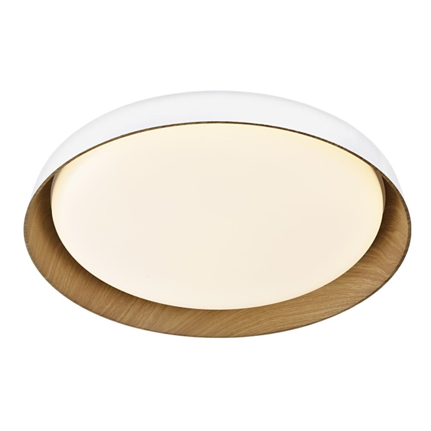 Top Light - Dimmbare LED-Deckenleuchte SATELLITE LED/36W/230V 3000-6500K d 43 cm weiß/braun + Fernbedienung