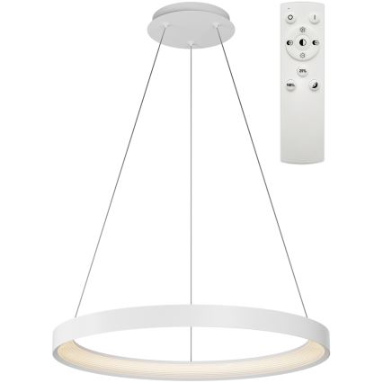 Top Light - Dimmbare LED-Hängeleuchte ORBIT LED/40W/230V 3000-6500K d 50 cm weiß + Fernbedienung