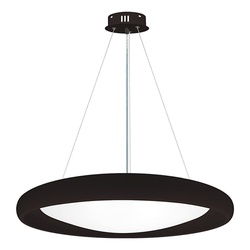 Top Light - Dimmbare LED-Hängeleuchte SALERNO LED/60W/230V 3000-6500K d 60 cm schwarz + Fernbedienung