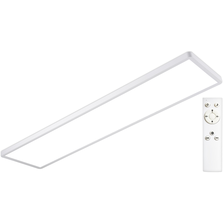 Top Light - Dimmbares LED-Aufbaupanel REVIT LED/70W/230V 3000-6500K 120x30 cm weiß + Fernbedienung