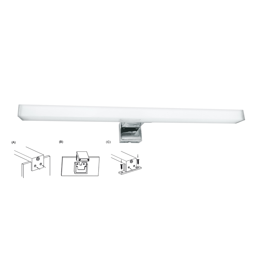 Top Light - Éclairage de miroir salle de bain OREGON LED/7W/230V 40 cm IP44