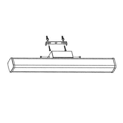 Top Light - Illuminazione a LED per specchi da bagno MADEIRA LED/15W/230V 60 cm IP44