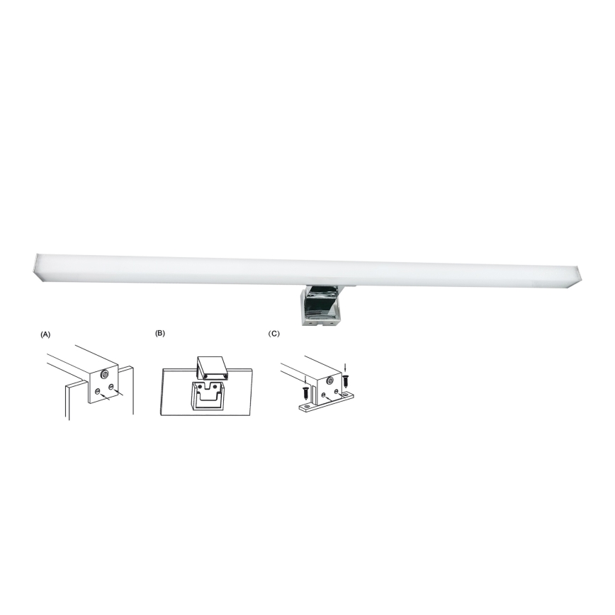 Top Light - Illuminazione a LED per specchi da bagno OREGON LED/9W/230V 60 cm IP44