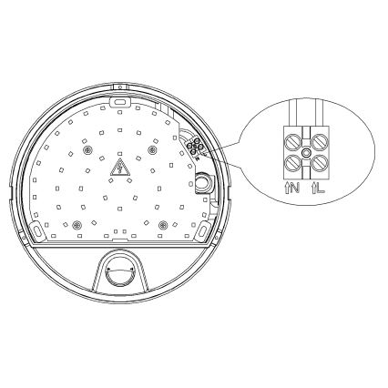 Top Light - Applique da esterno a LED con sensore di movimento e crepuscolare BARI LED/15W/230V 4000K IP54