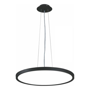 Top Light - Lampadario a sospensione con filo LED dimmerabile REVIT LED/50W/230V 3000-6500K diametro 60 cm nero + telecomando